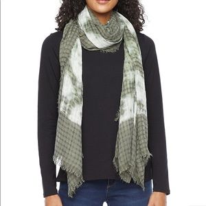 Ana Basketweave Tie Dye “Oregano” Scarf Shawl Wrap NWT